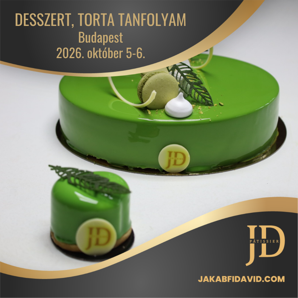 Desszert, torta tanfolyam – Október 5-6. Budapest